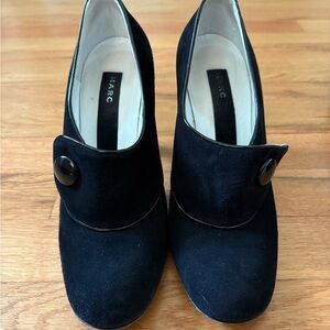 Marc Jacobs Black Suede Women's Heels, 7
